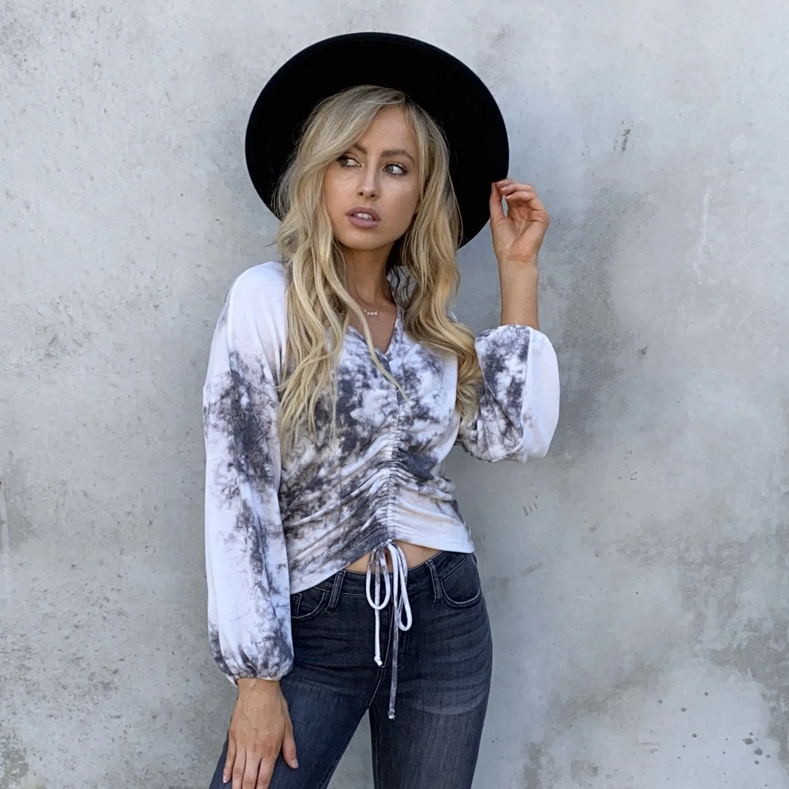 Between Us Tie-Dye Top