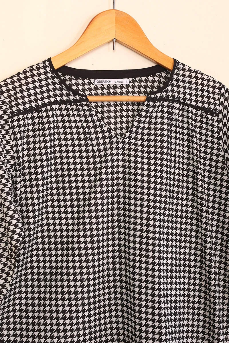 Bloomcore Houndstooth Kurta