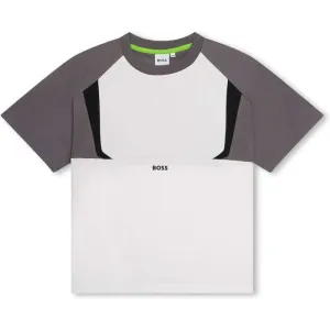 Boys Grey Block Short Sleeve T-Shirt