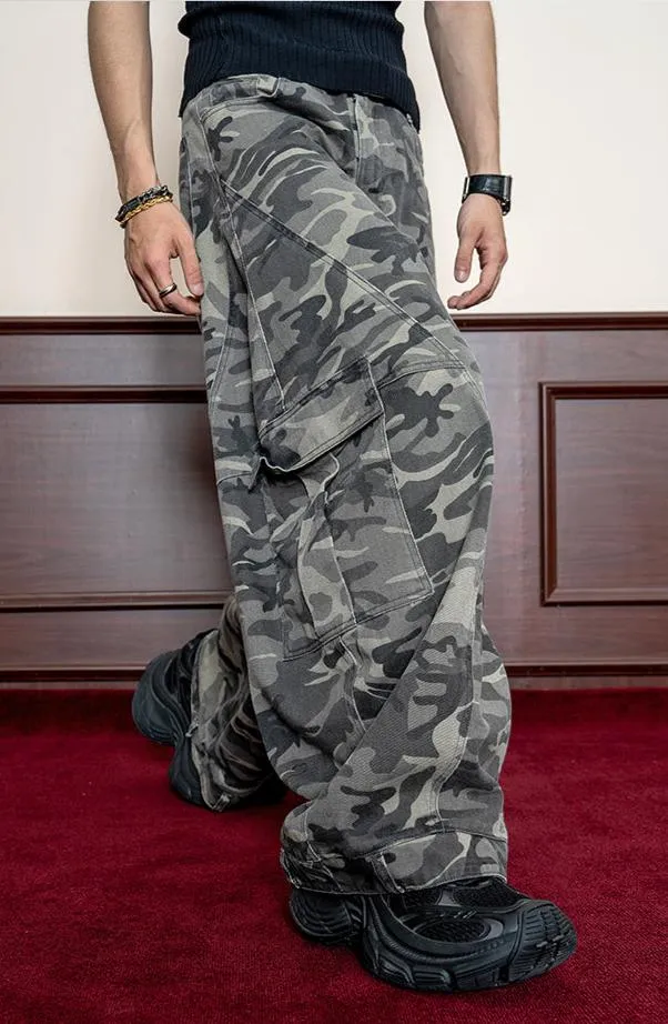 Camouflage Wide leg pants