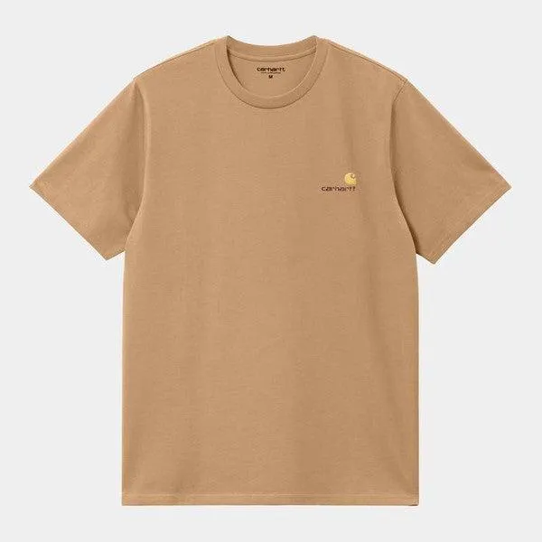 Carhartt WIP American Script T-Shirt Peanut