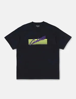 Carhartt-WIP Horizon Script T-Shirt - Black