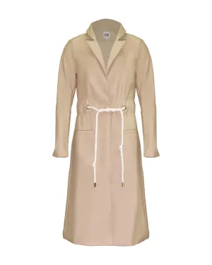 Cord Tie Trench Coat