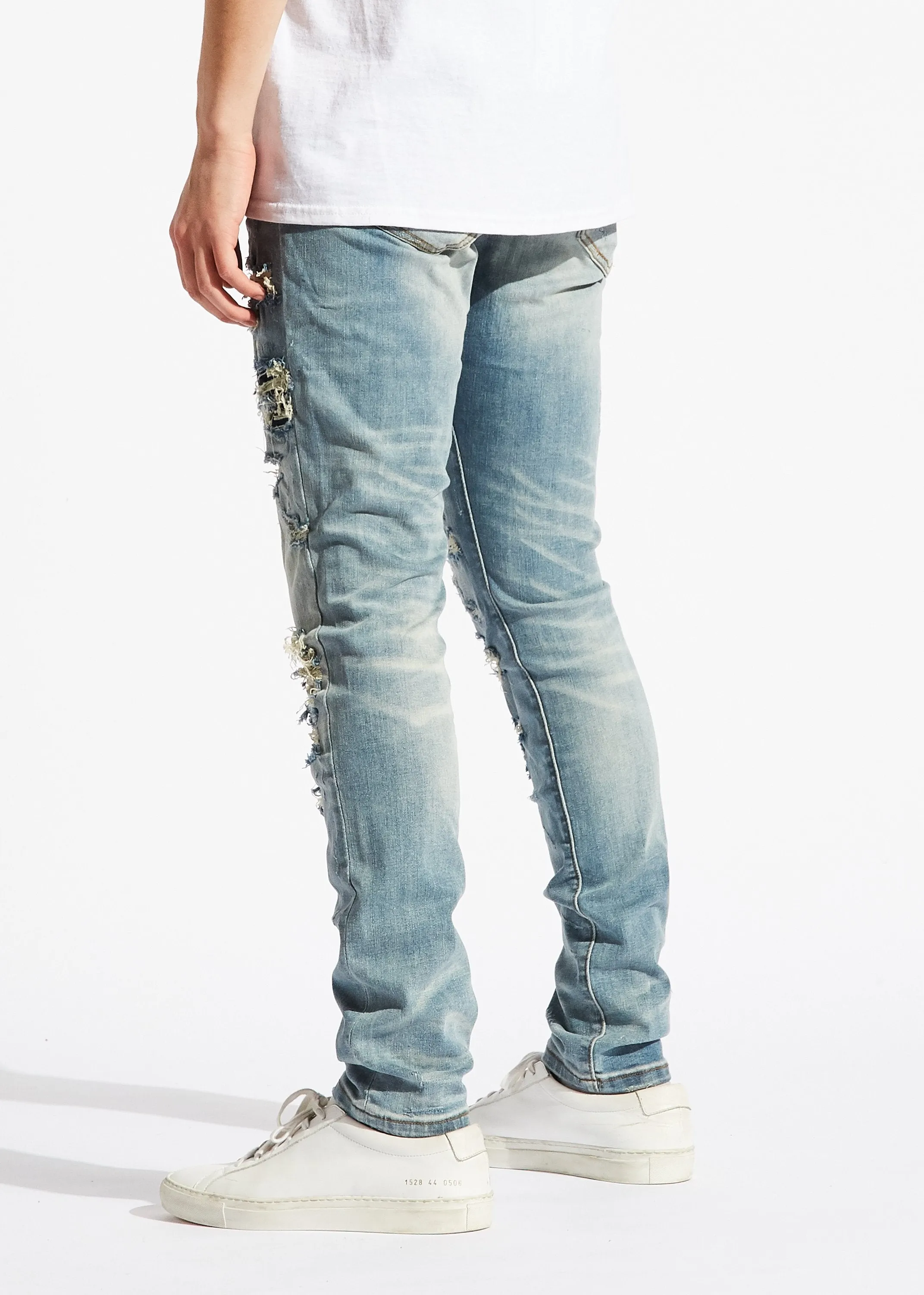 Darleen Standard Denim (Blue Distressed)