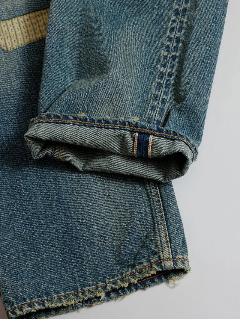 FDMTL Patchwork MG118 Classic Straight Selvedge Jeans