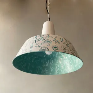 Flora Hand Painted Hanging Light