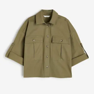 H&M Utility shirt, khaki