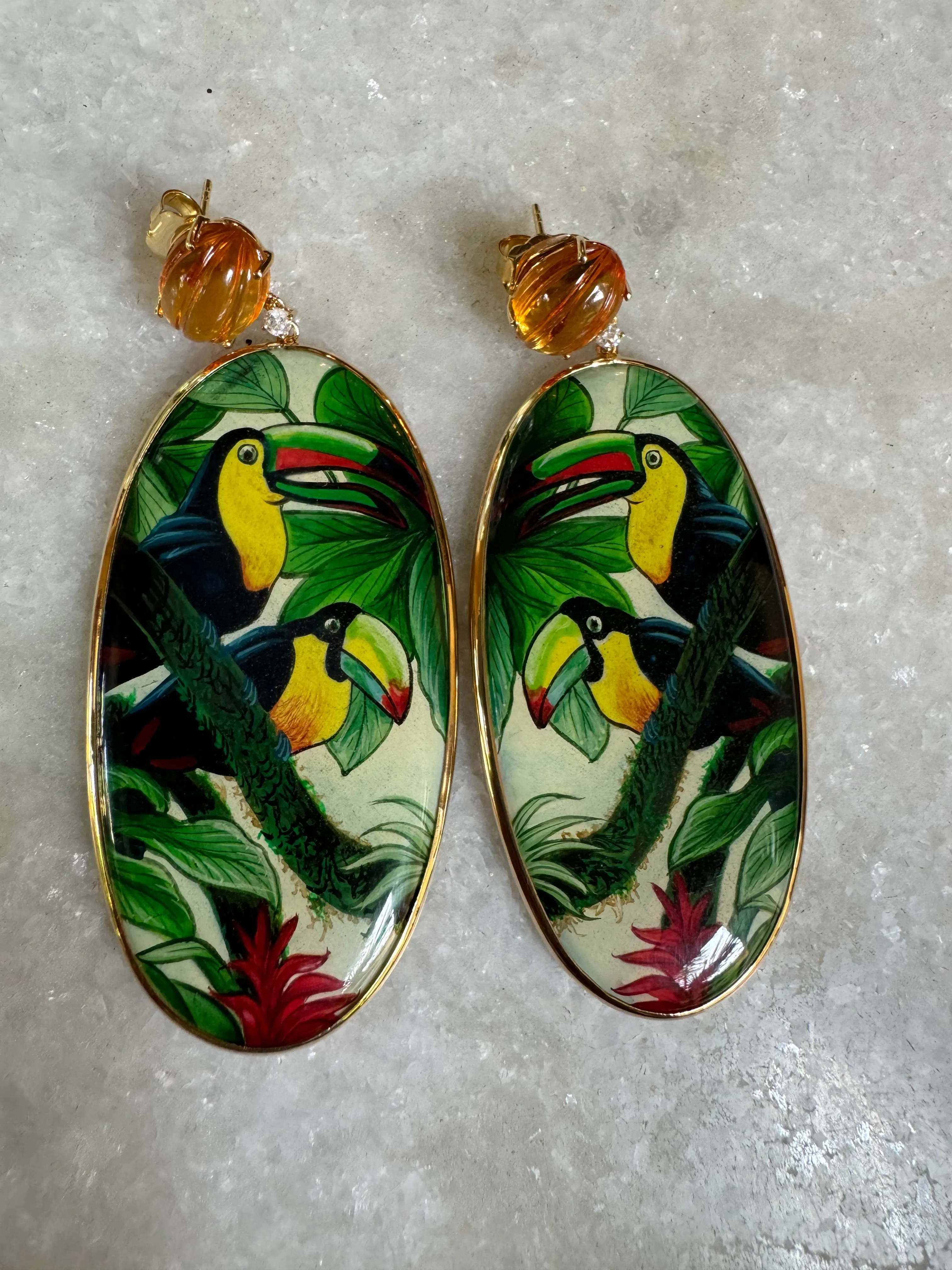 Hand painted Earrings