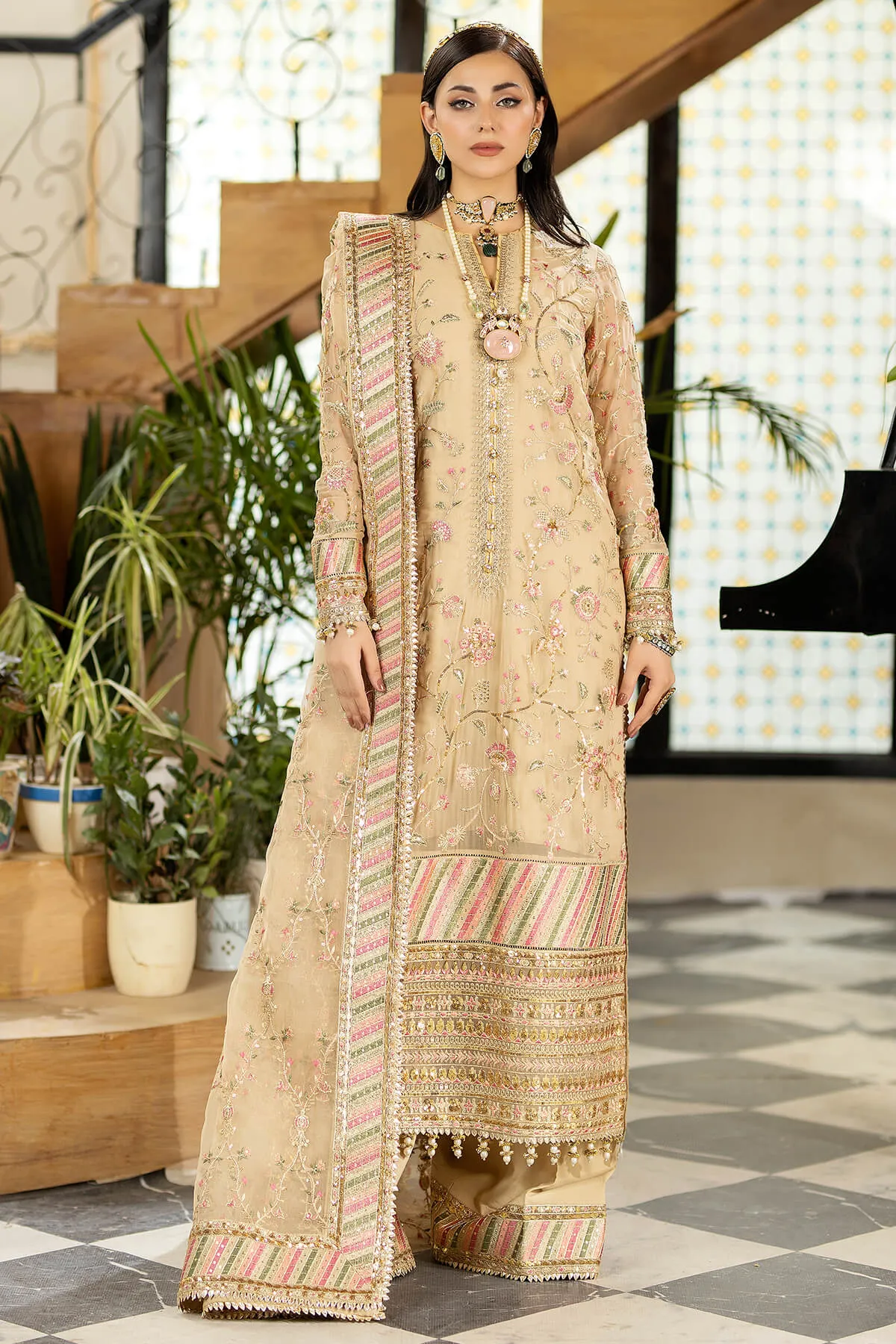 Imrozia Jhalak Luxury Festive Formal Collection – I-181 Vasl