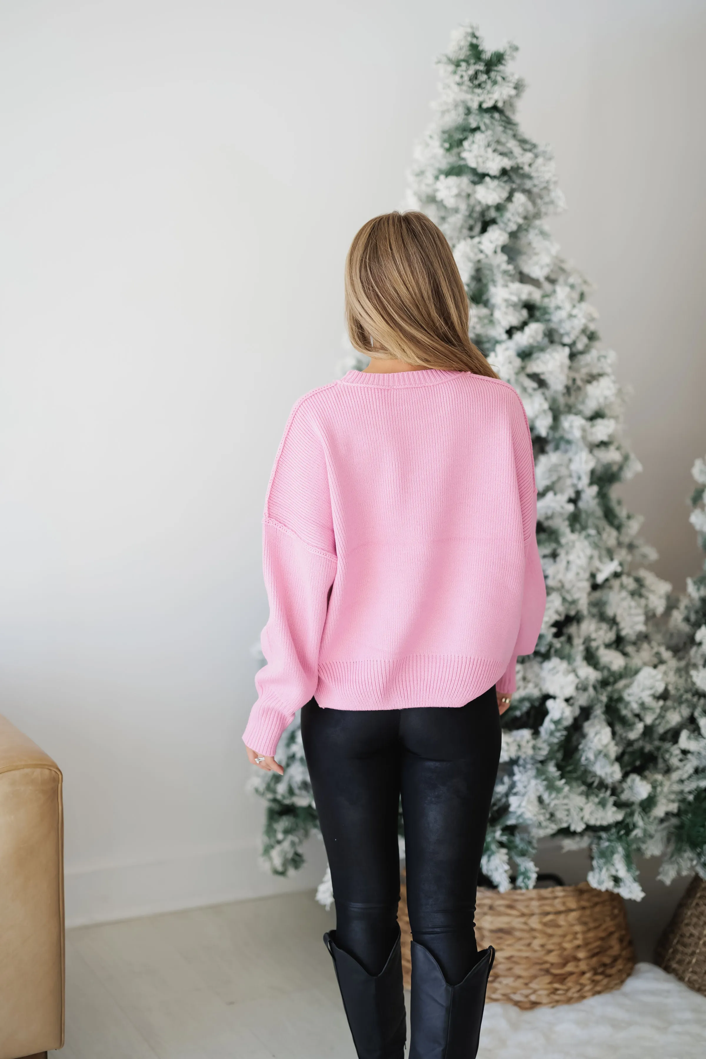 Joelle Sweater-Pink