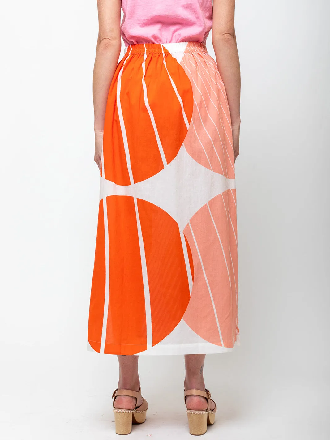 Juliette Cinetique Skirt - Orange