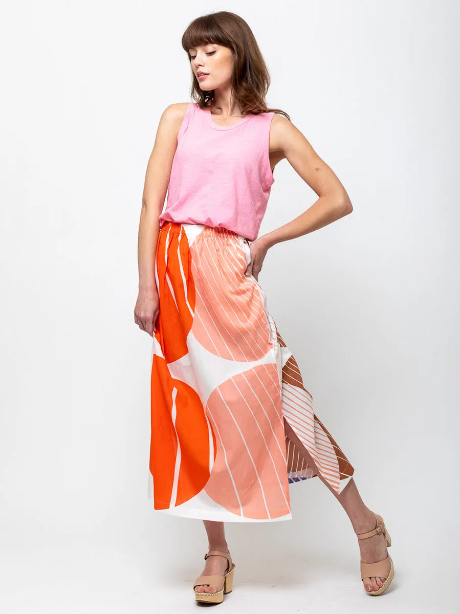 Juliette Cinetique Skirt - Orange