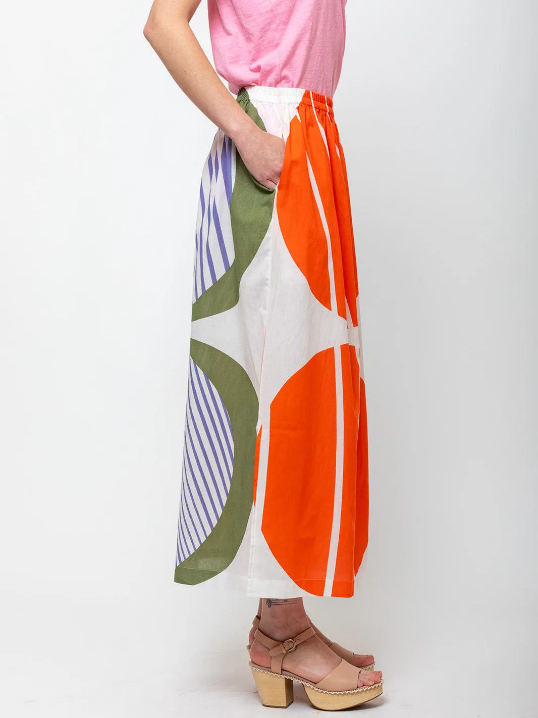 Juliette Cinetique Skirt - Orange