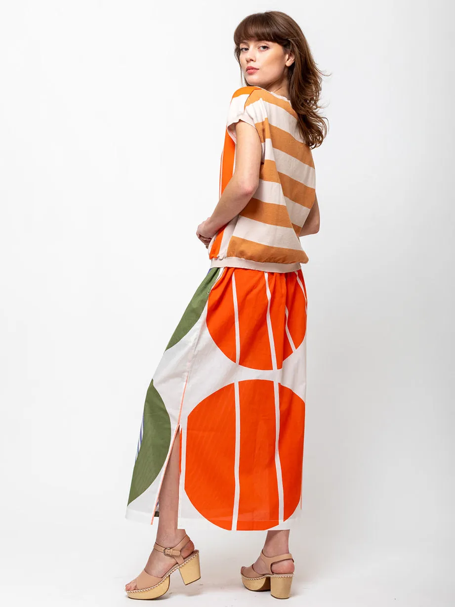 Juliette Cinetique Skirt - Orange