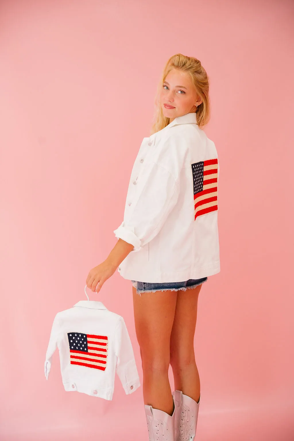 LAND OF THE FREE DENIM JACKET