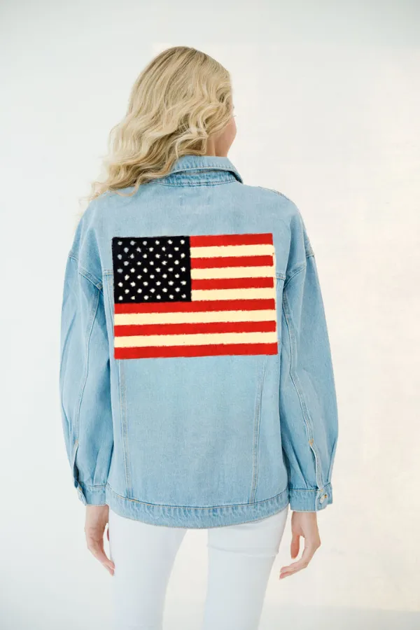 LAND OF THE FREE DENIM JACKET