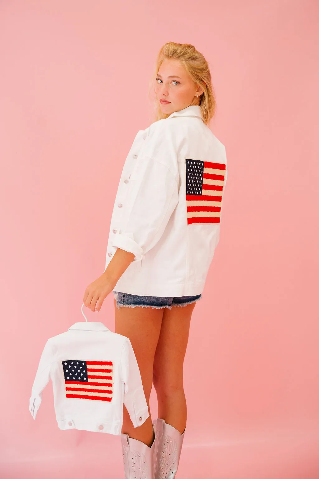 LAND OF THE FREE DENIM JACKET