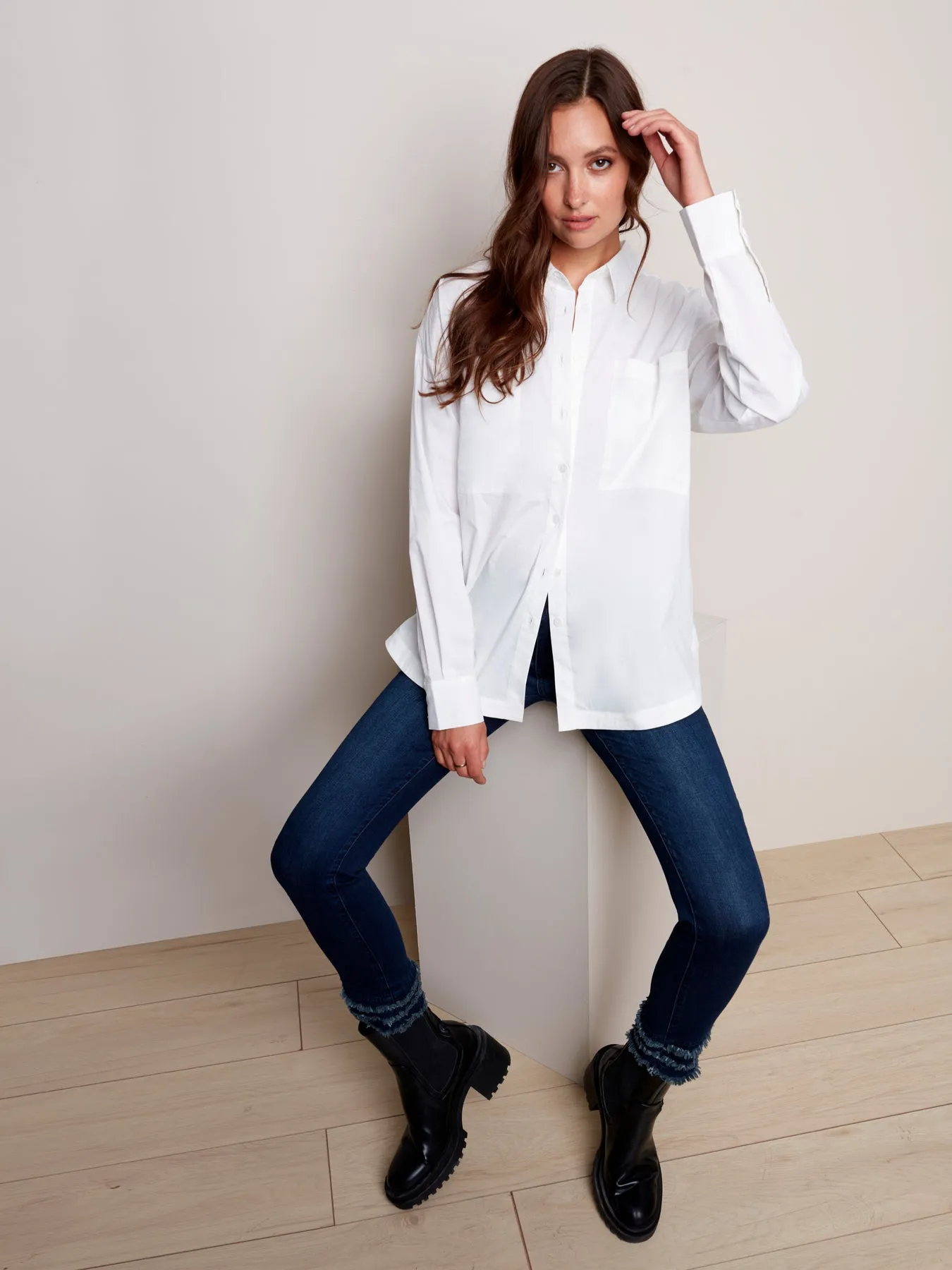 LOOSE POPLIN SHIRT