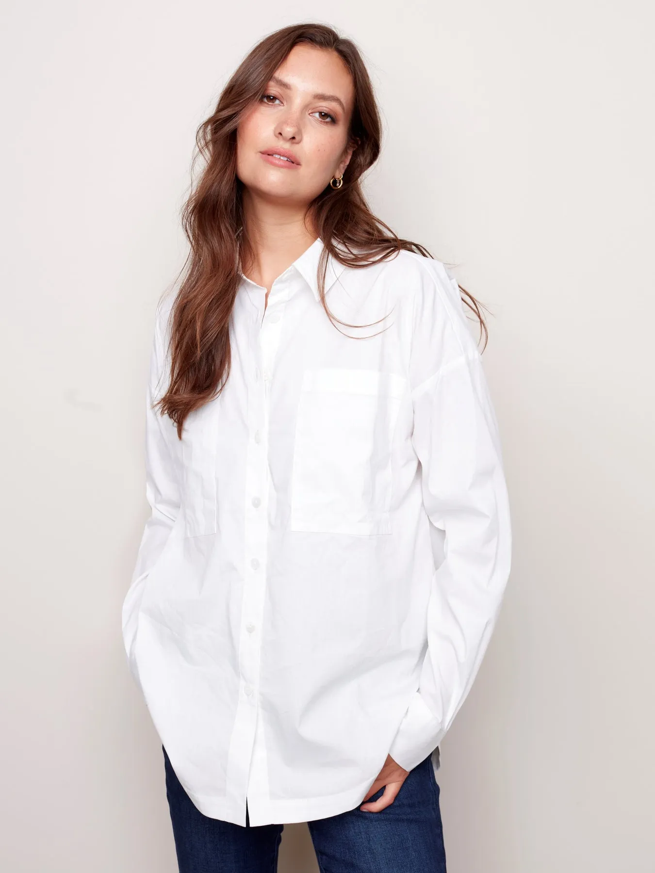 LOOSE POPLIN SHIRT