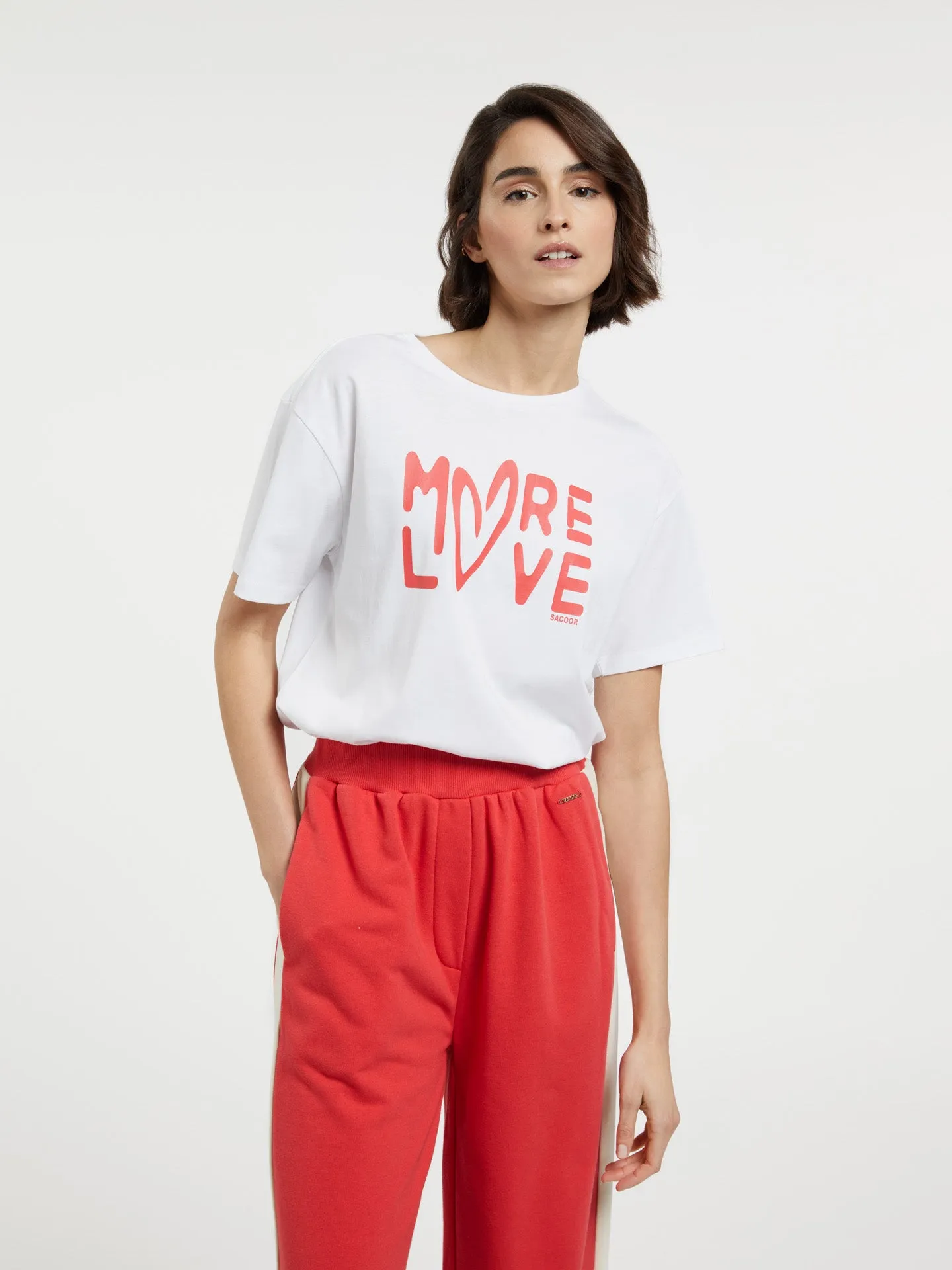 More Love Print T-shirt