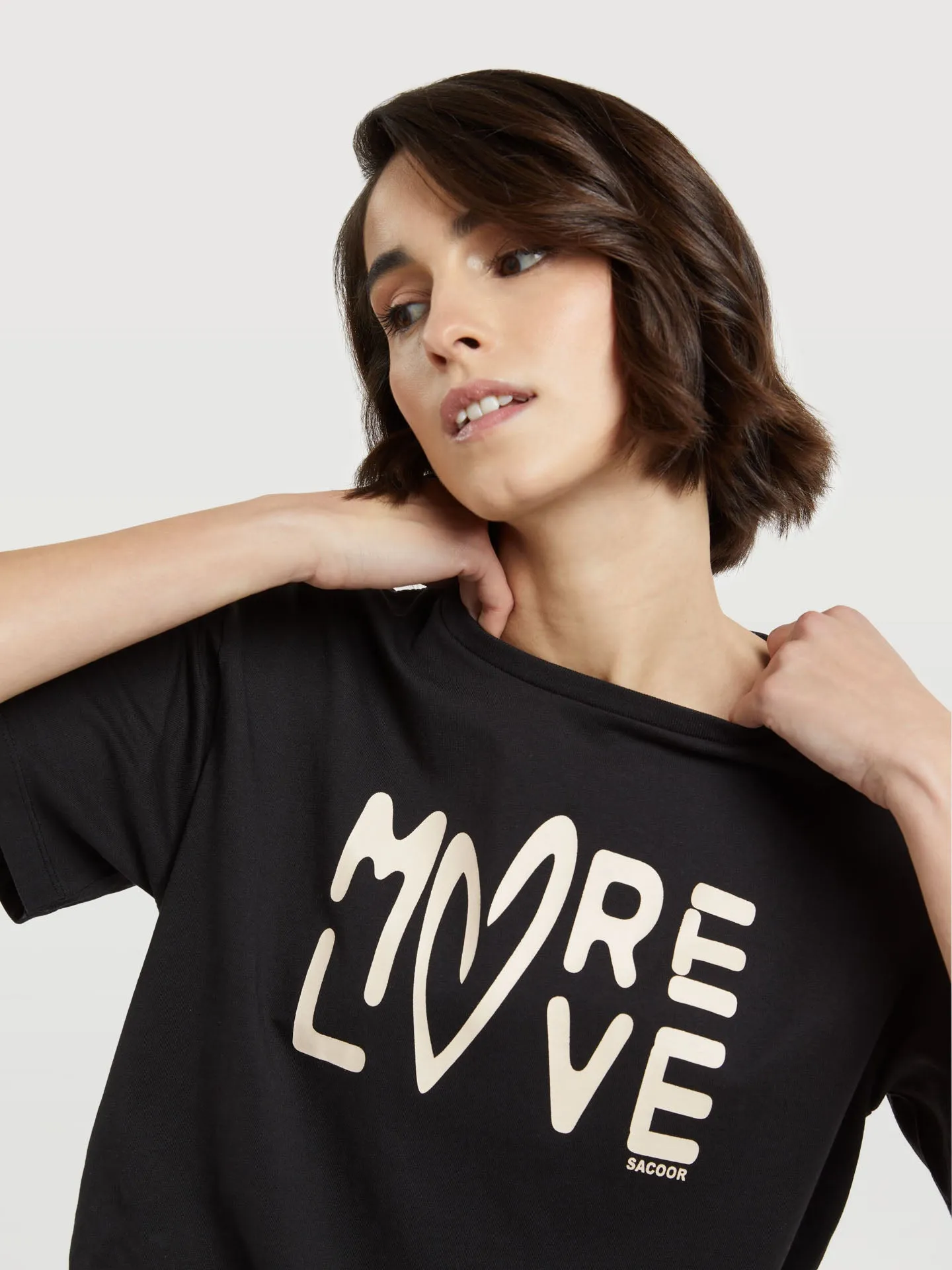 More Love Print T-shirt