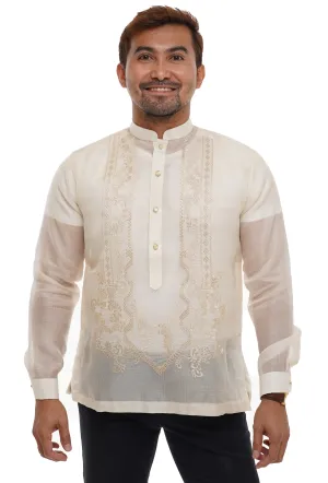 Pina Cocoon Premium Embroidered Barong Tagalog - Emar - JV689