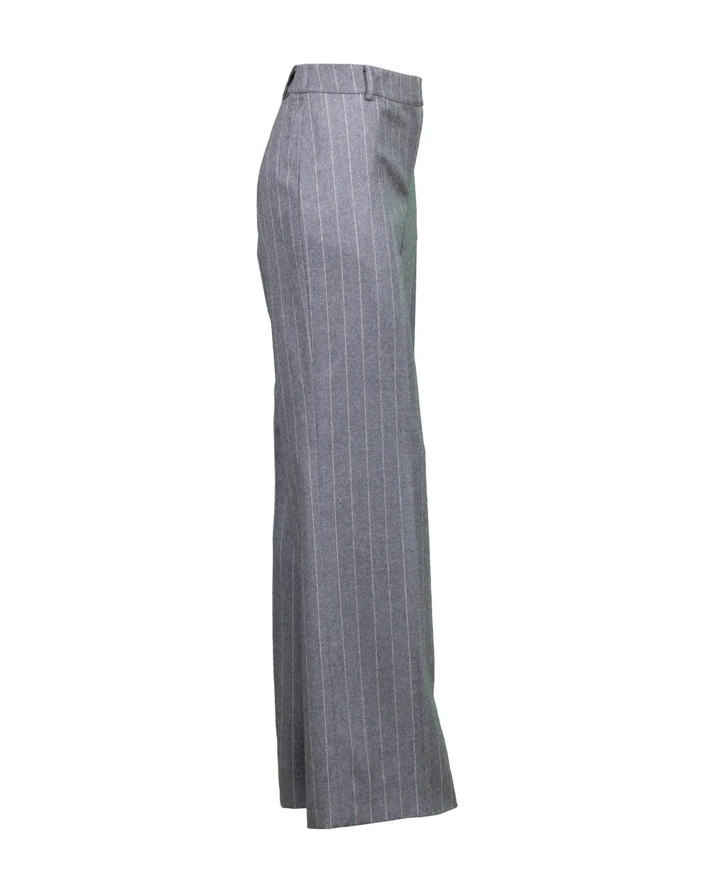 Pinstripe Wide Leg Pants