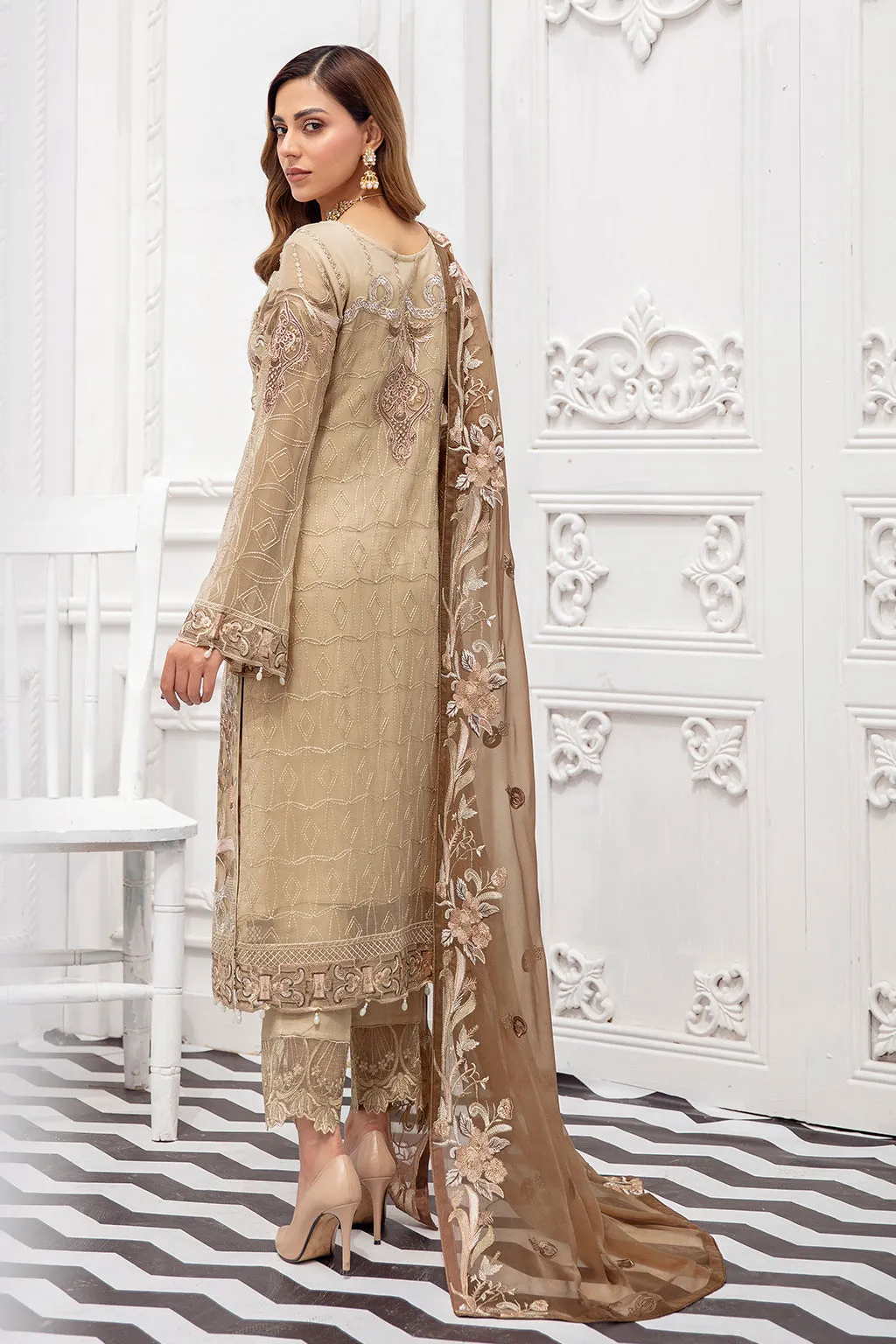 Ramsha Rangoon Chiffon Collection Vol-8 – D-809