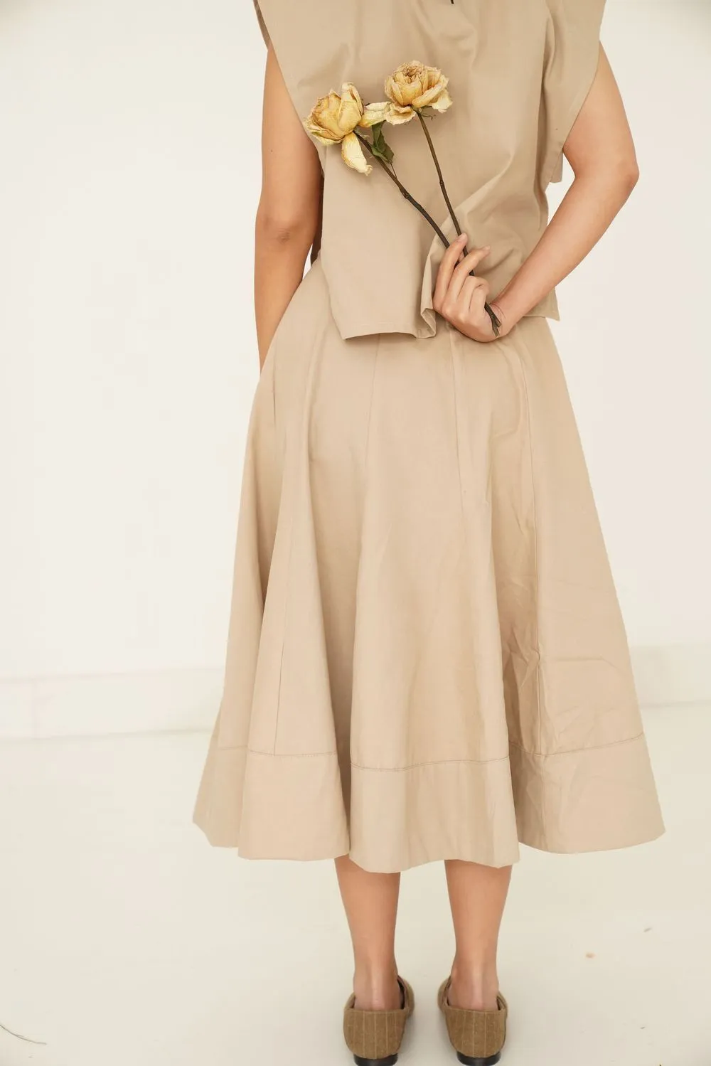 Runway Collection Kenton Skirt Set- Camel