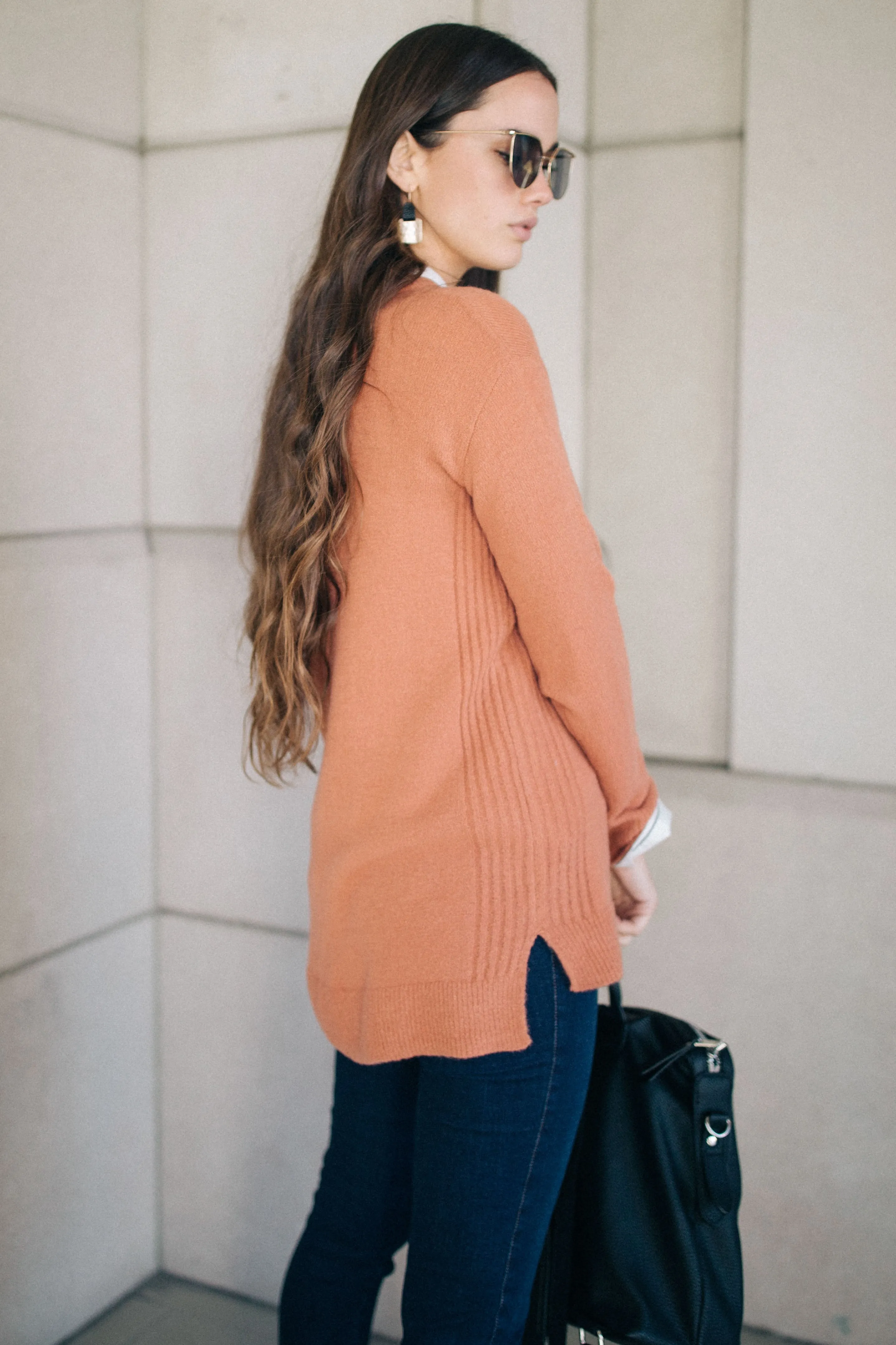 Serina Sweater in Brick