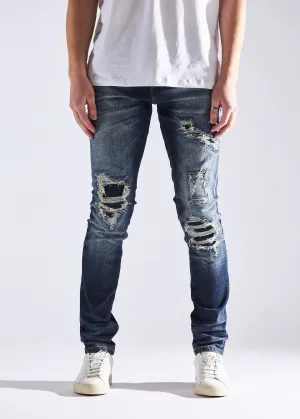 Slate Rip & Repair Denim