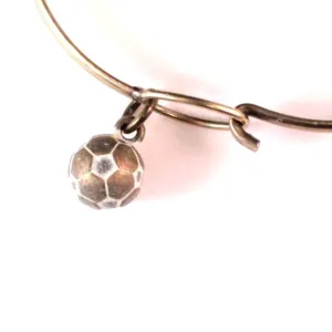 Soccer Ball Charm Bracelet or Necklace