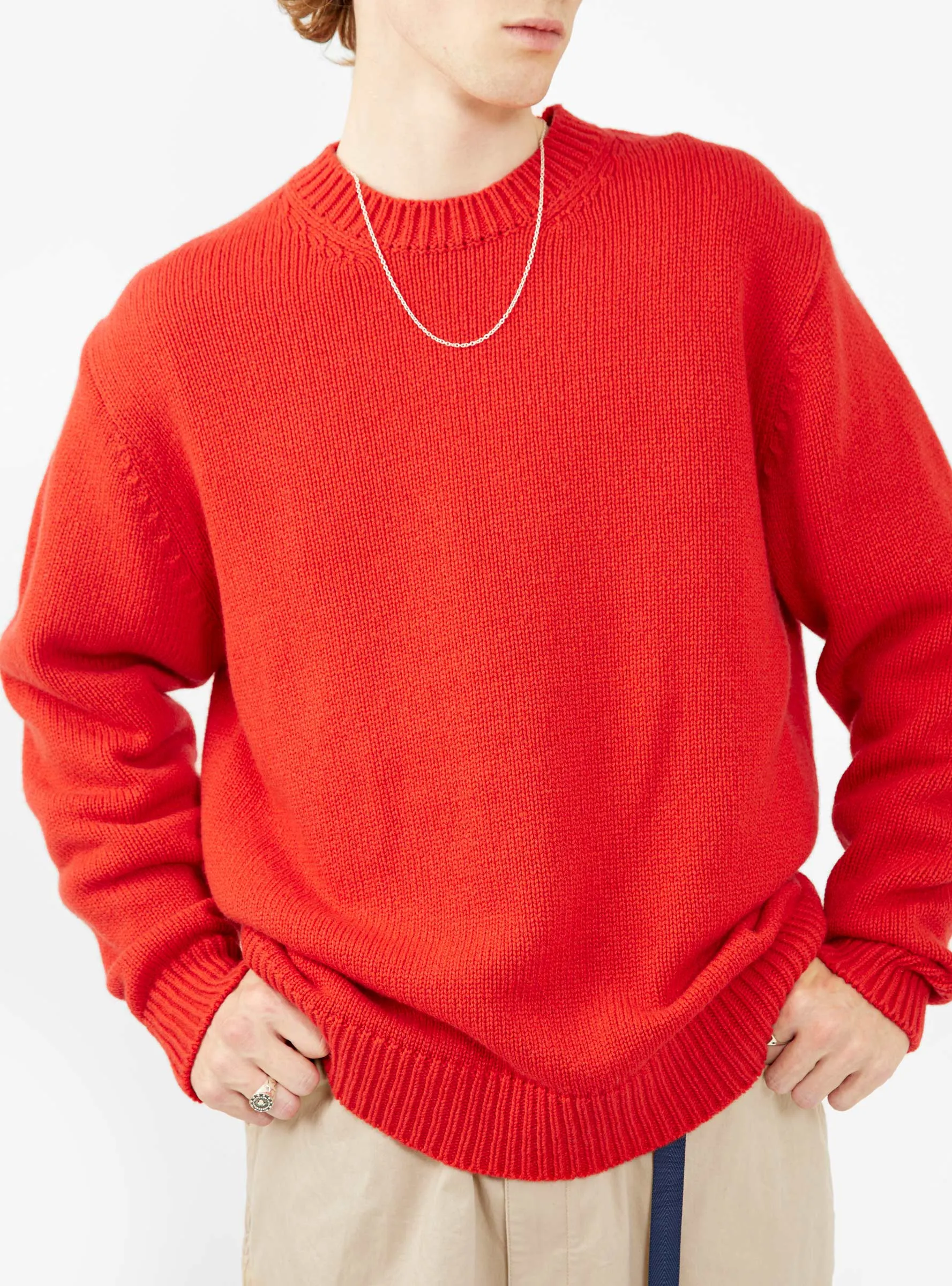 Soft Lambswool Sweater Red