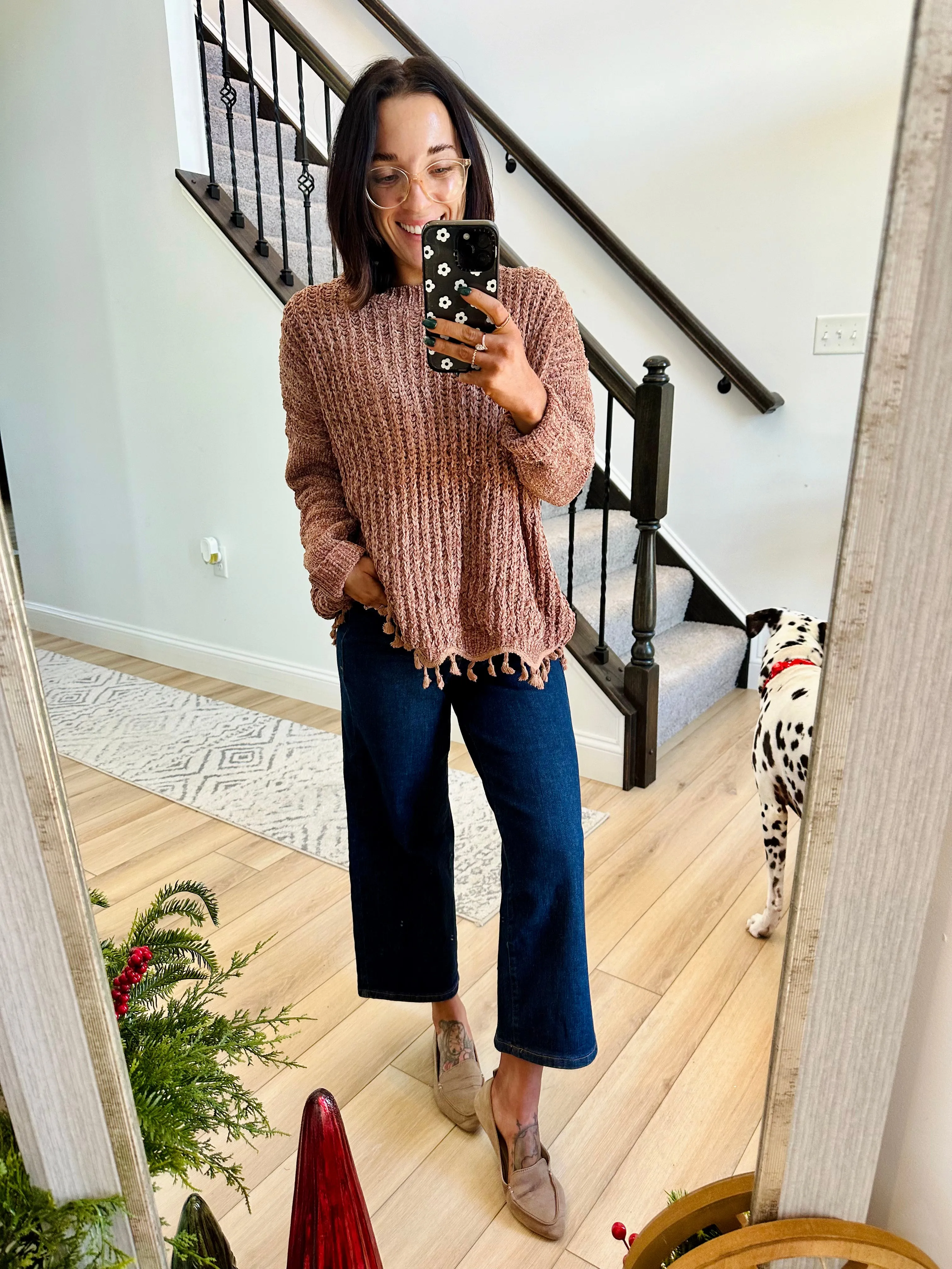 Soft Touch Tassel Sweater