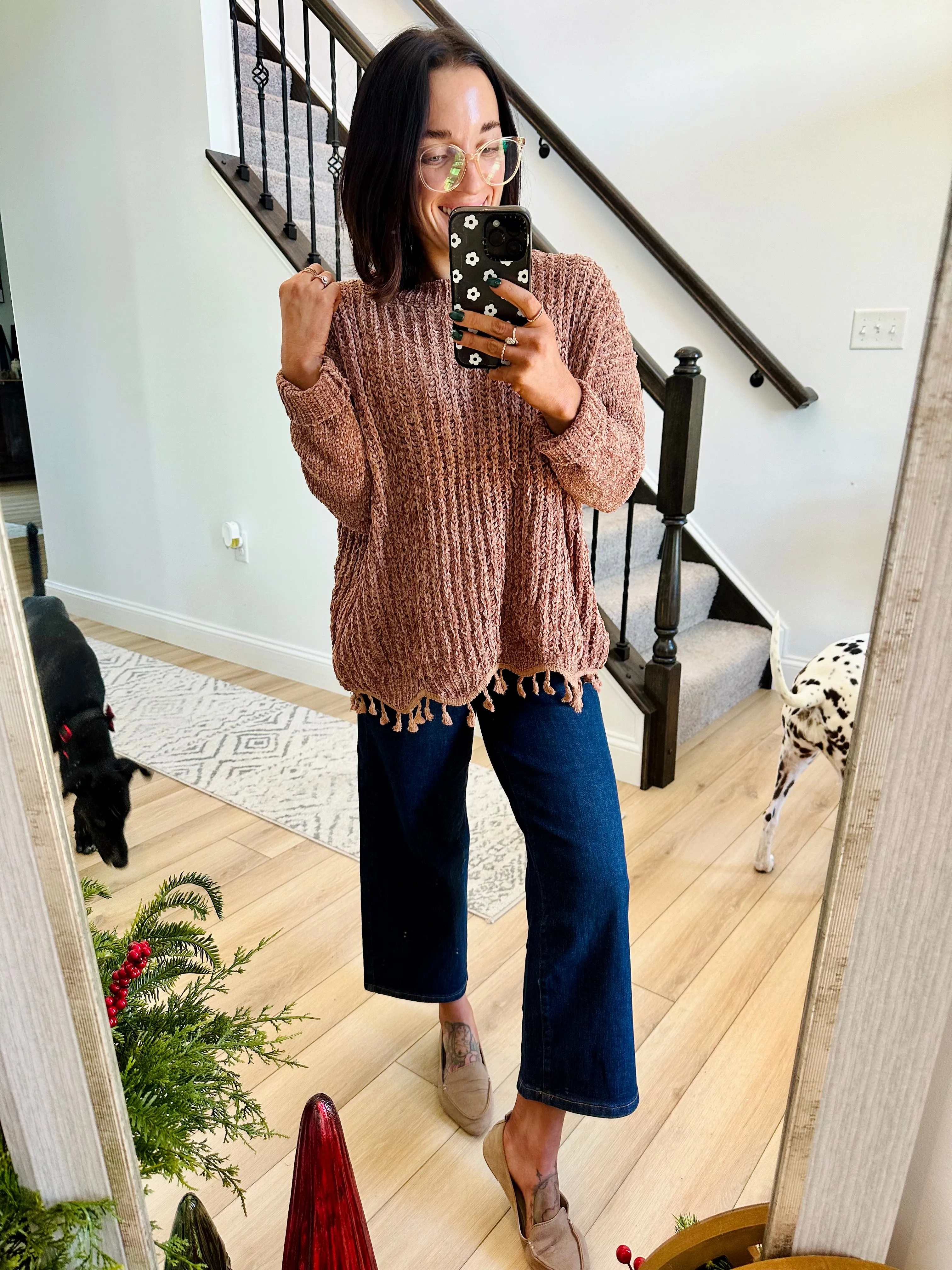 Soft Touch Tassel Sweater