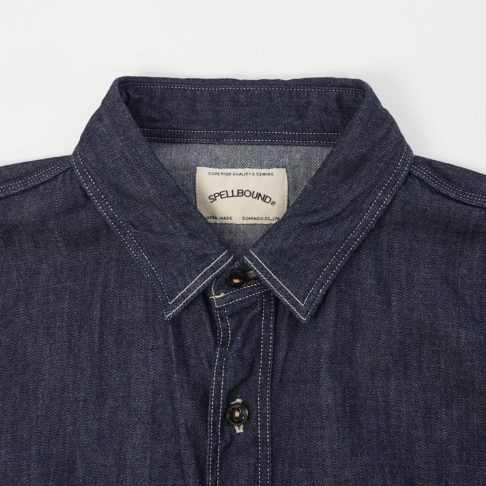 Spellbound 46-157E Denim Work Shirt - Rinsed