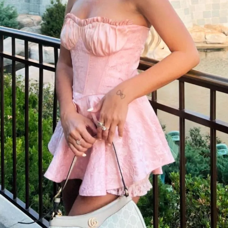 Stassi Dress in Light Pink