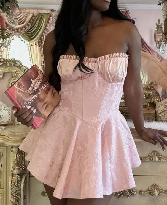 Stassi Dress in Light Pink