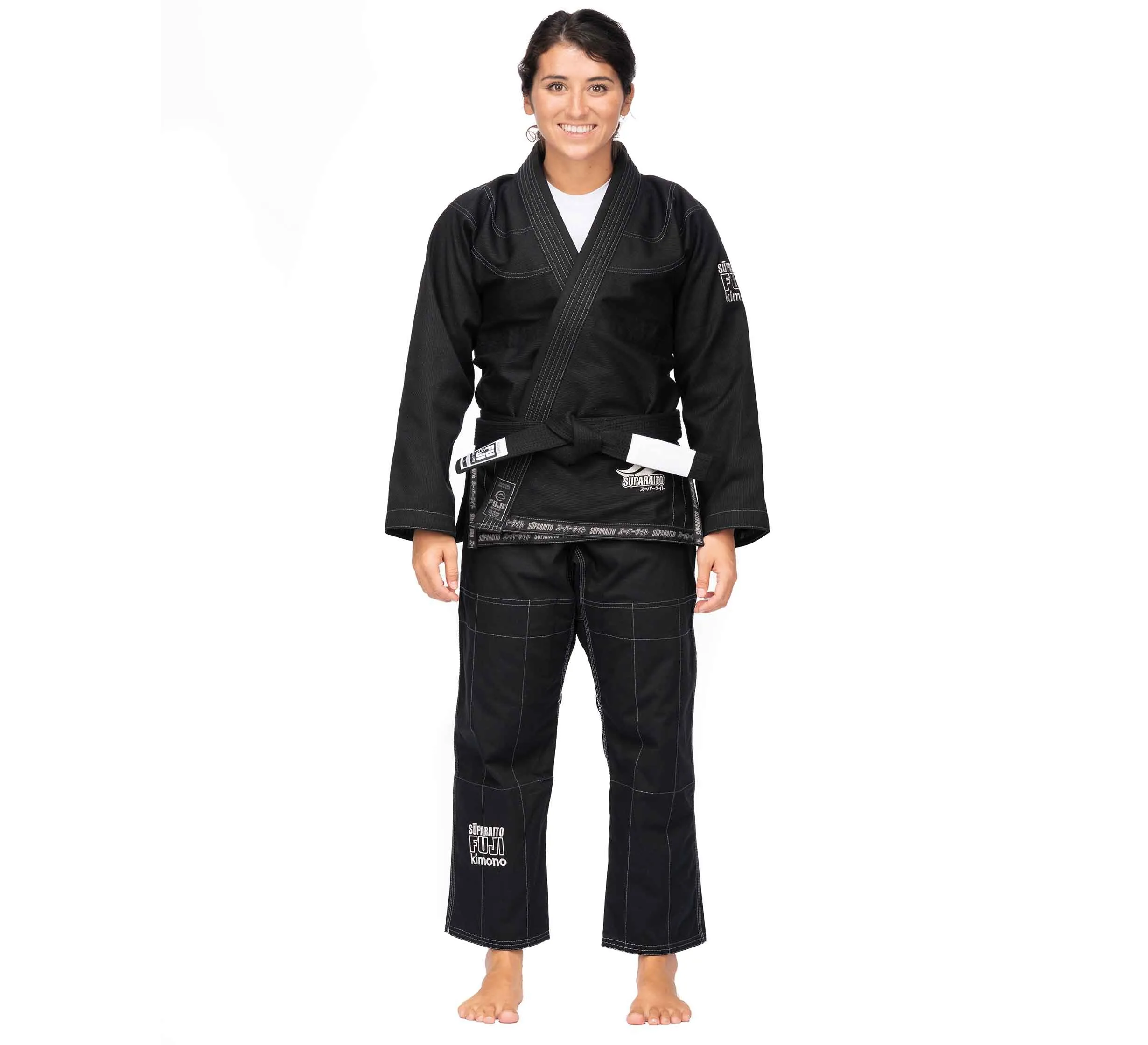 Suparaito BJJ Gi (Unisex Size) Black