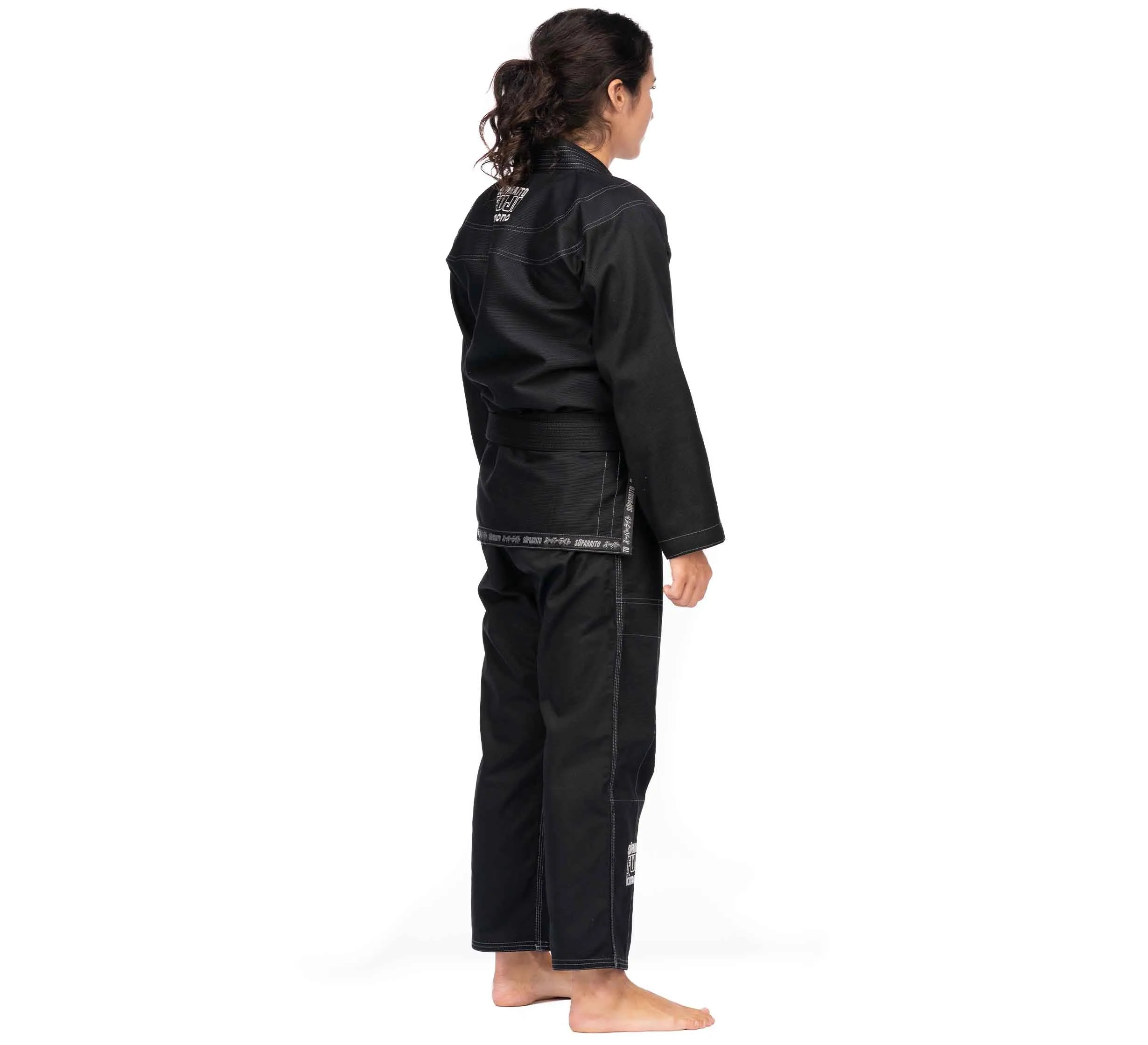 Suparaito BJJ Gi (Unisex Size) Black