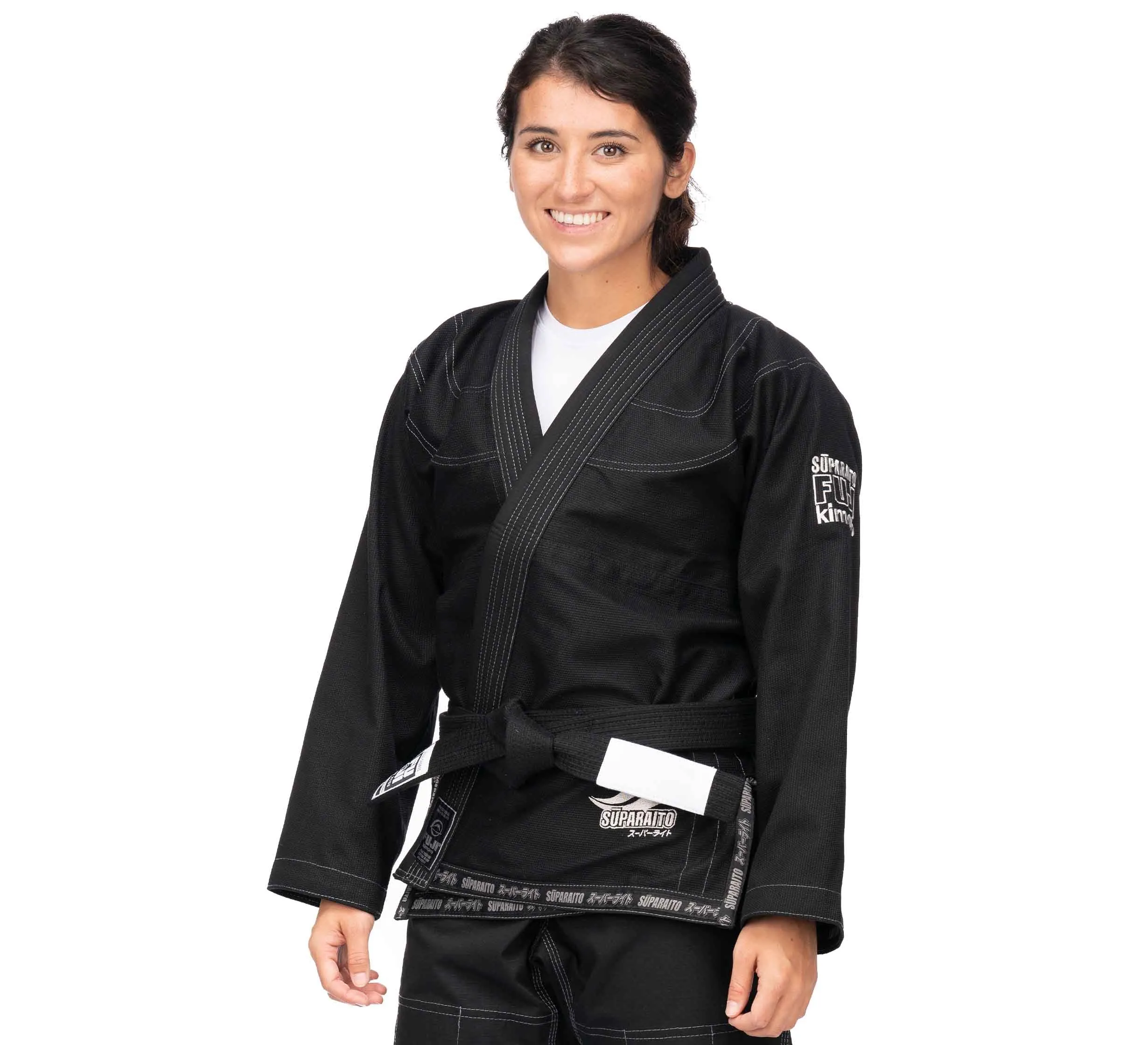 Suparaito BJJ Gi (Unisex Size) Black