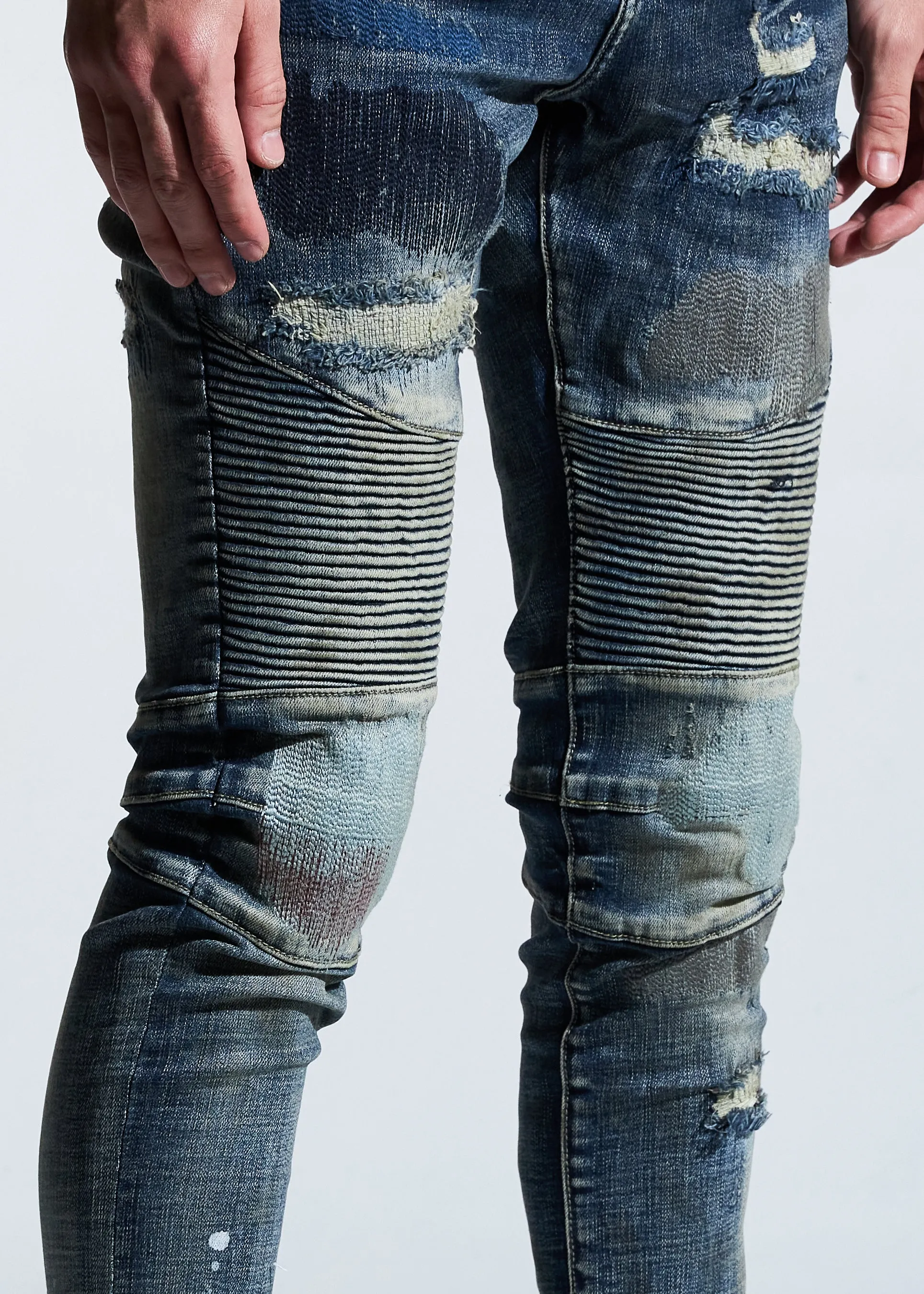 Western Biker Denim