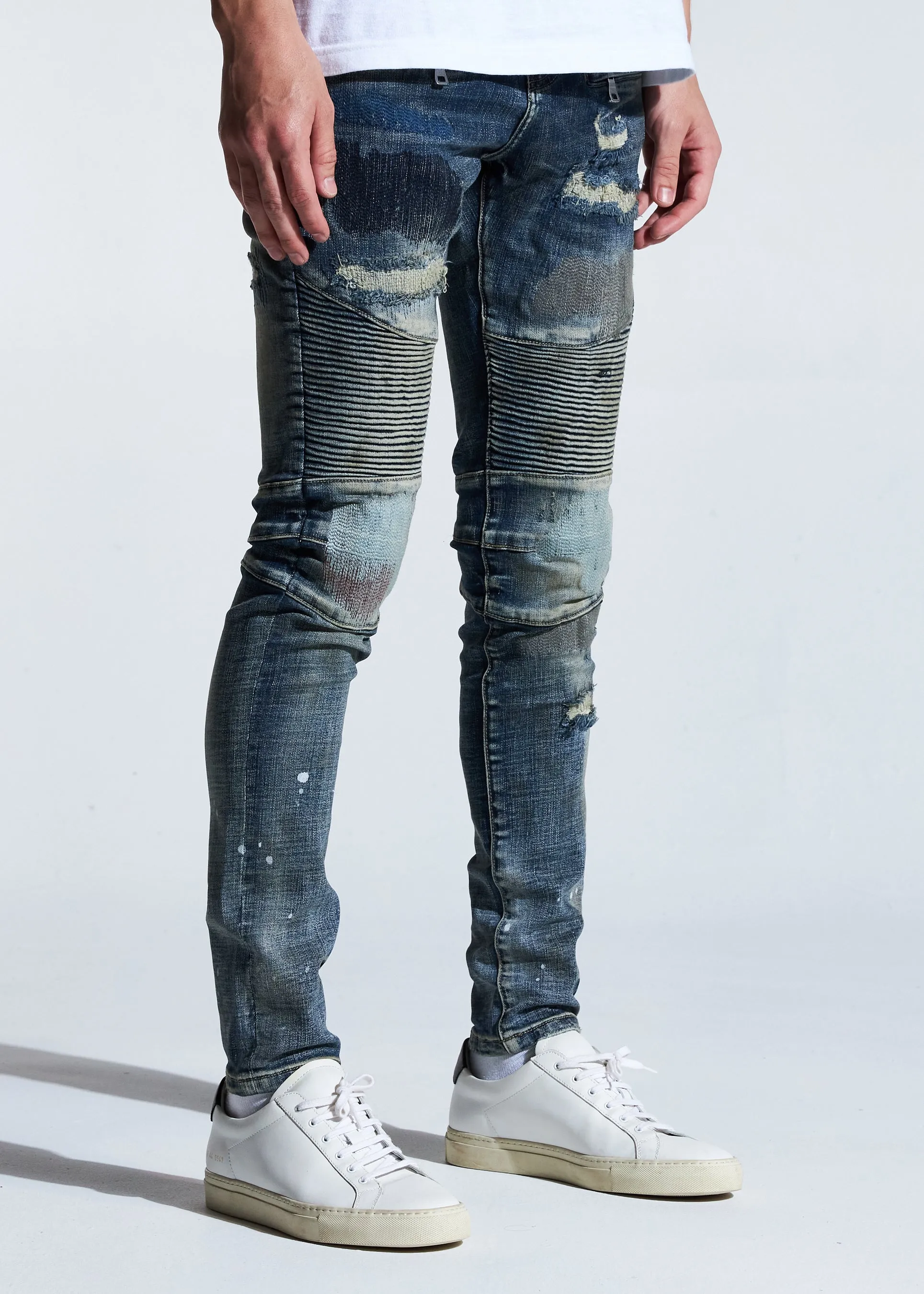 Western Biker Denim