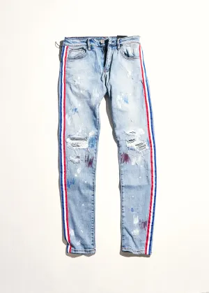 Willups Stripe Denim (Blue)