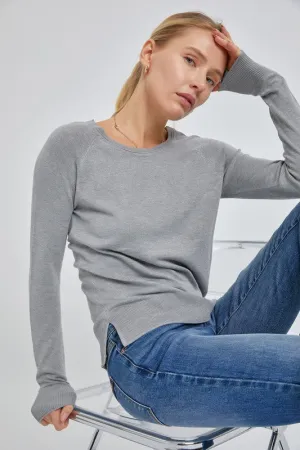 Wind Down Sweater - Heather Grey